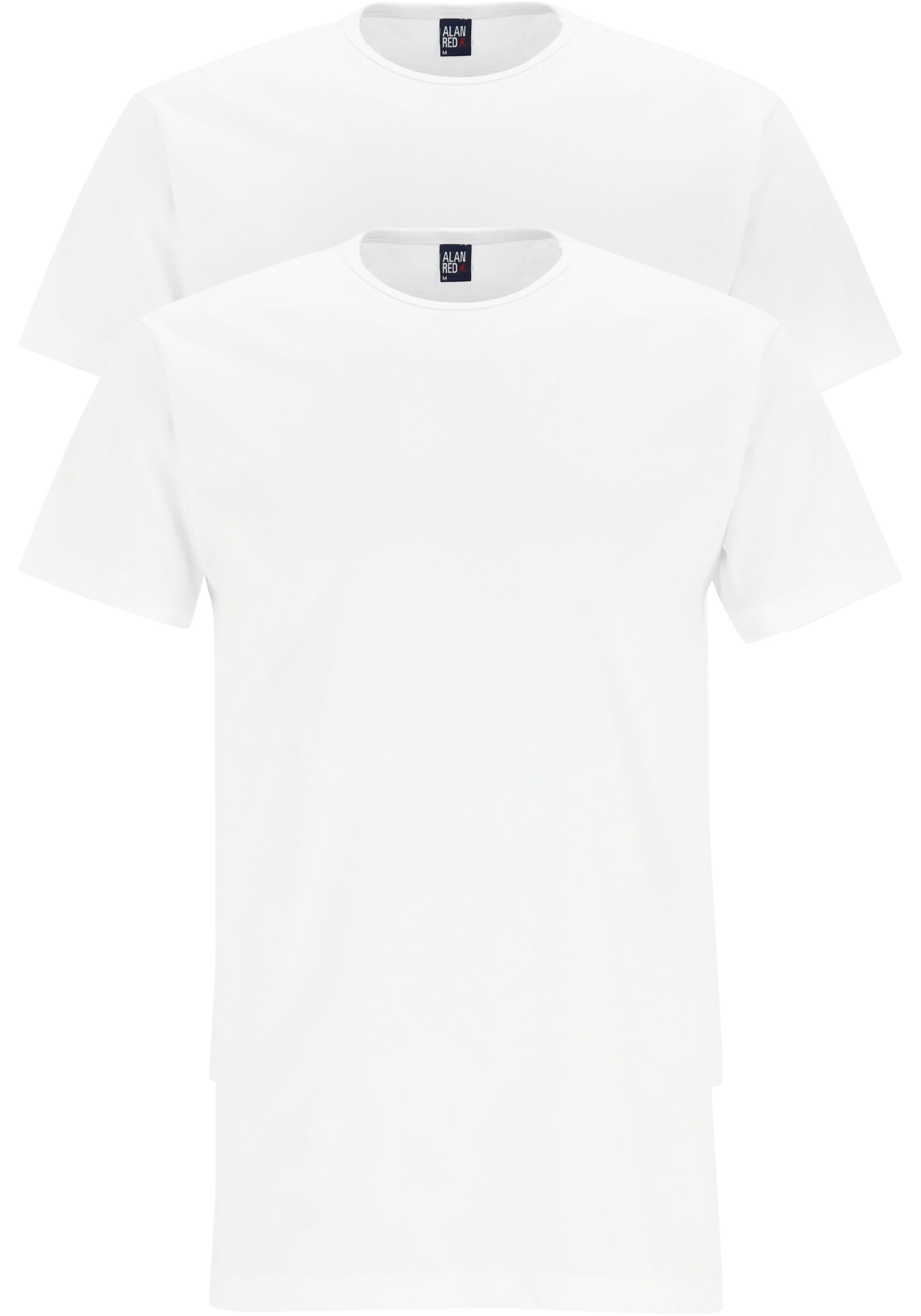 ALAN RED T-shirts Derby (2-pack), O-hals, wit